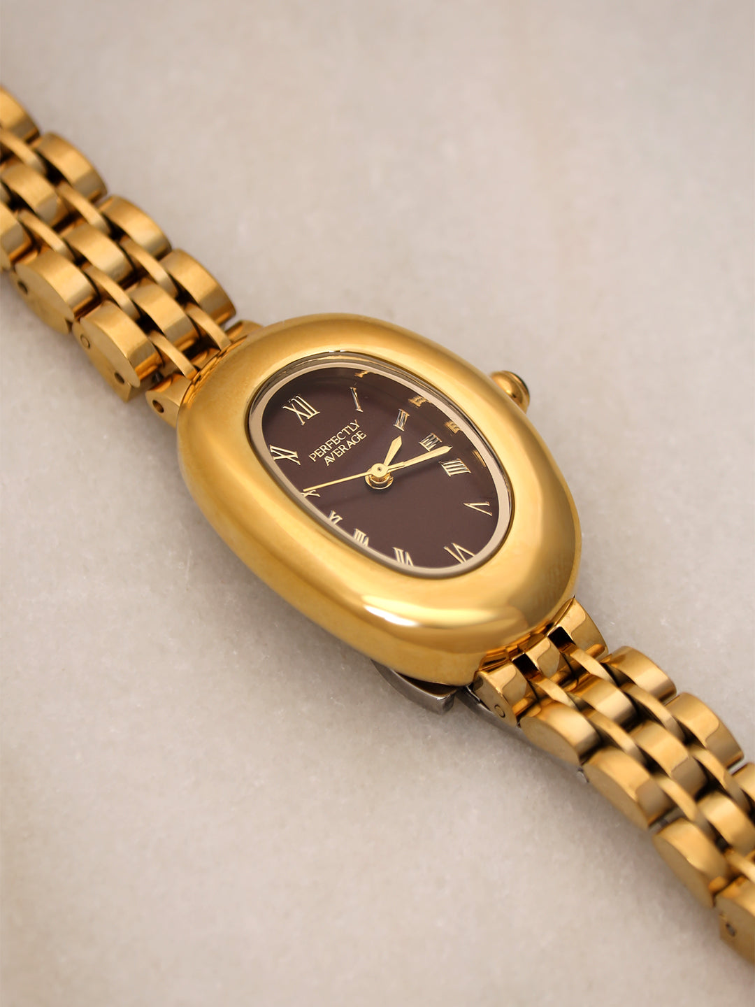 Soulmate Oval Gold-Toned Watch