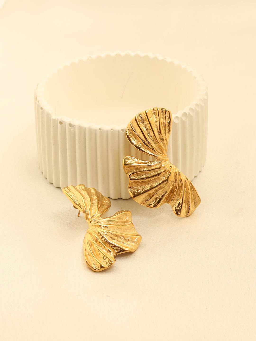 Large Flower Petals Earrings