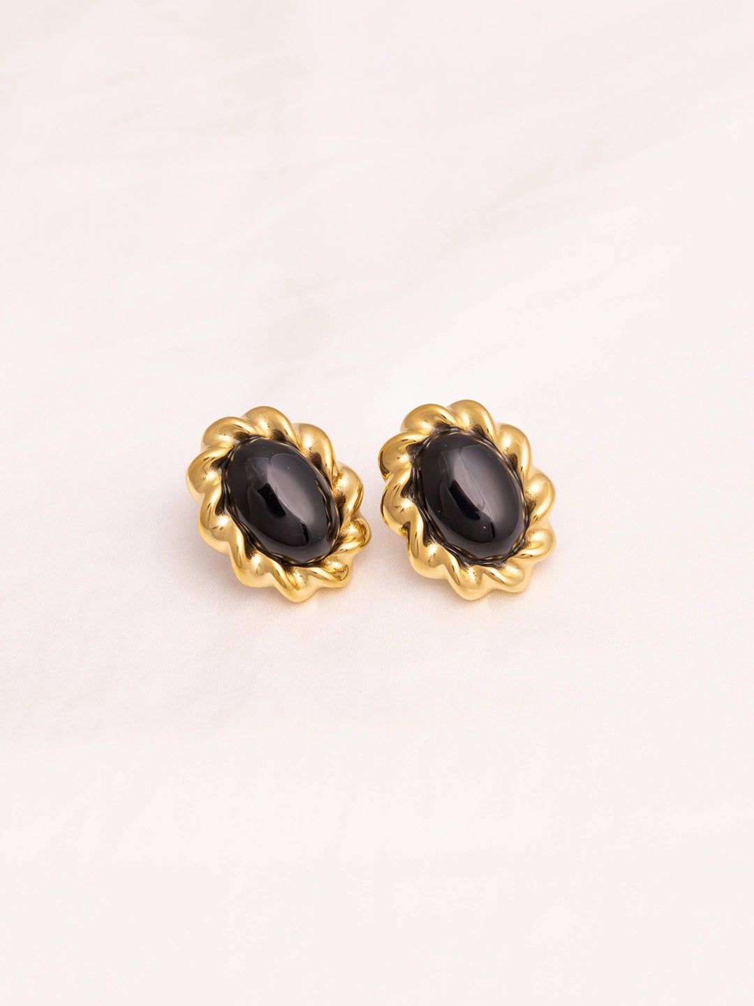 Victorian Onyx Studs