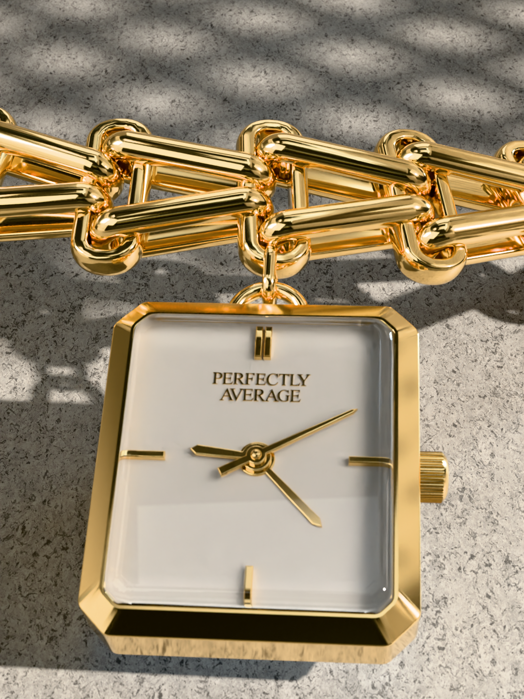 Locket Charm Gold Watch