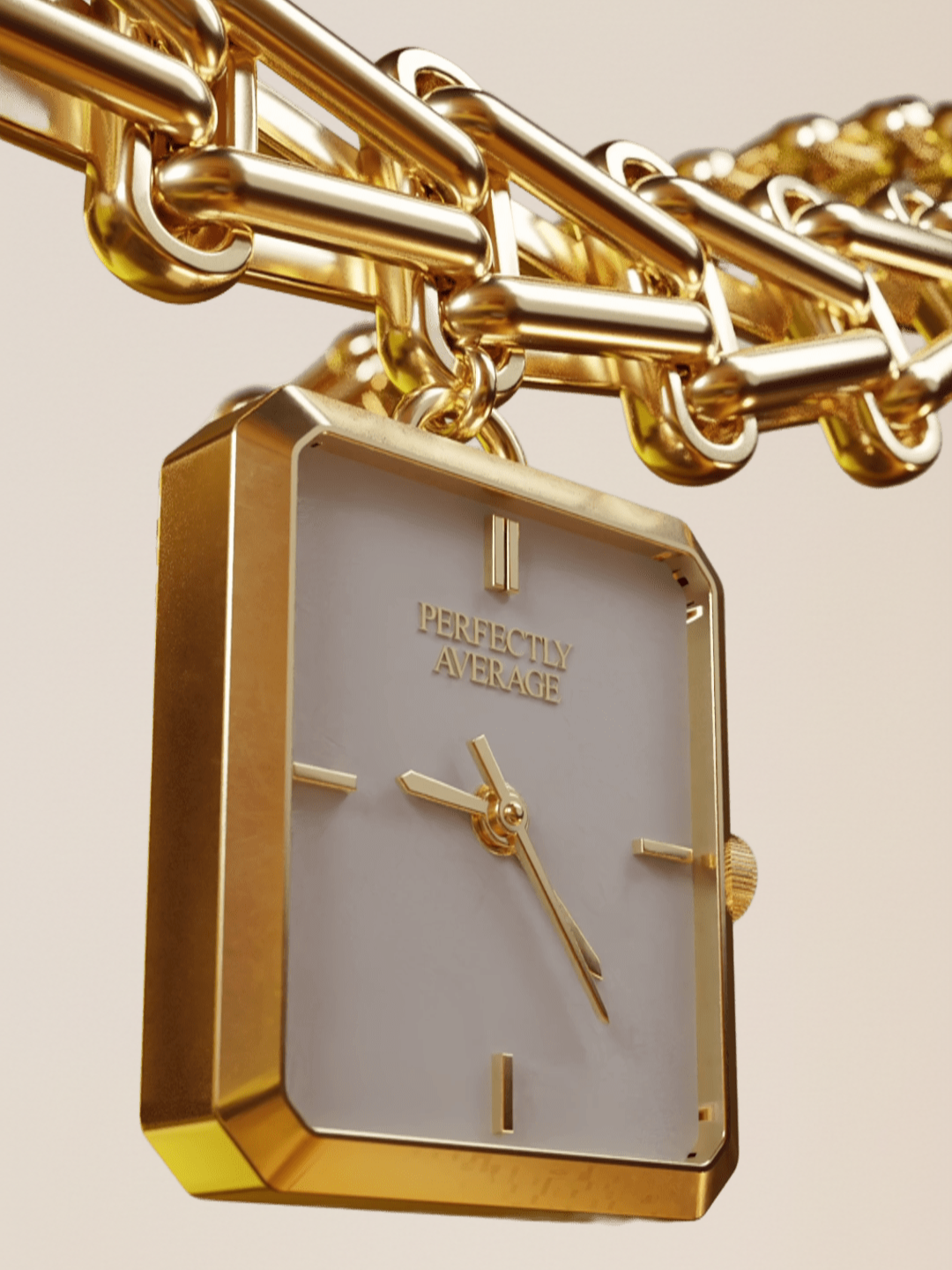 Locket Charm Gold Watch