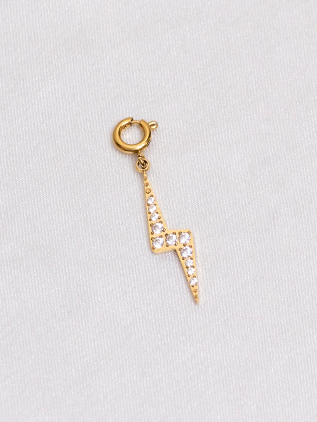 Studded Lightning Charm