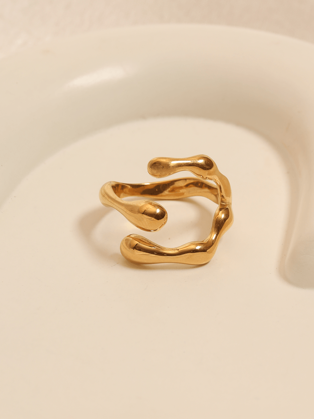 Open Tri Layer Ring