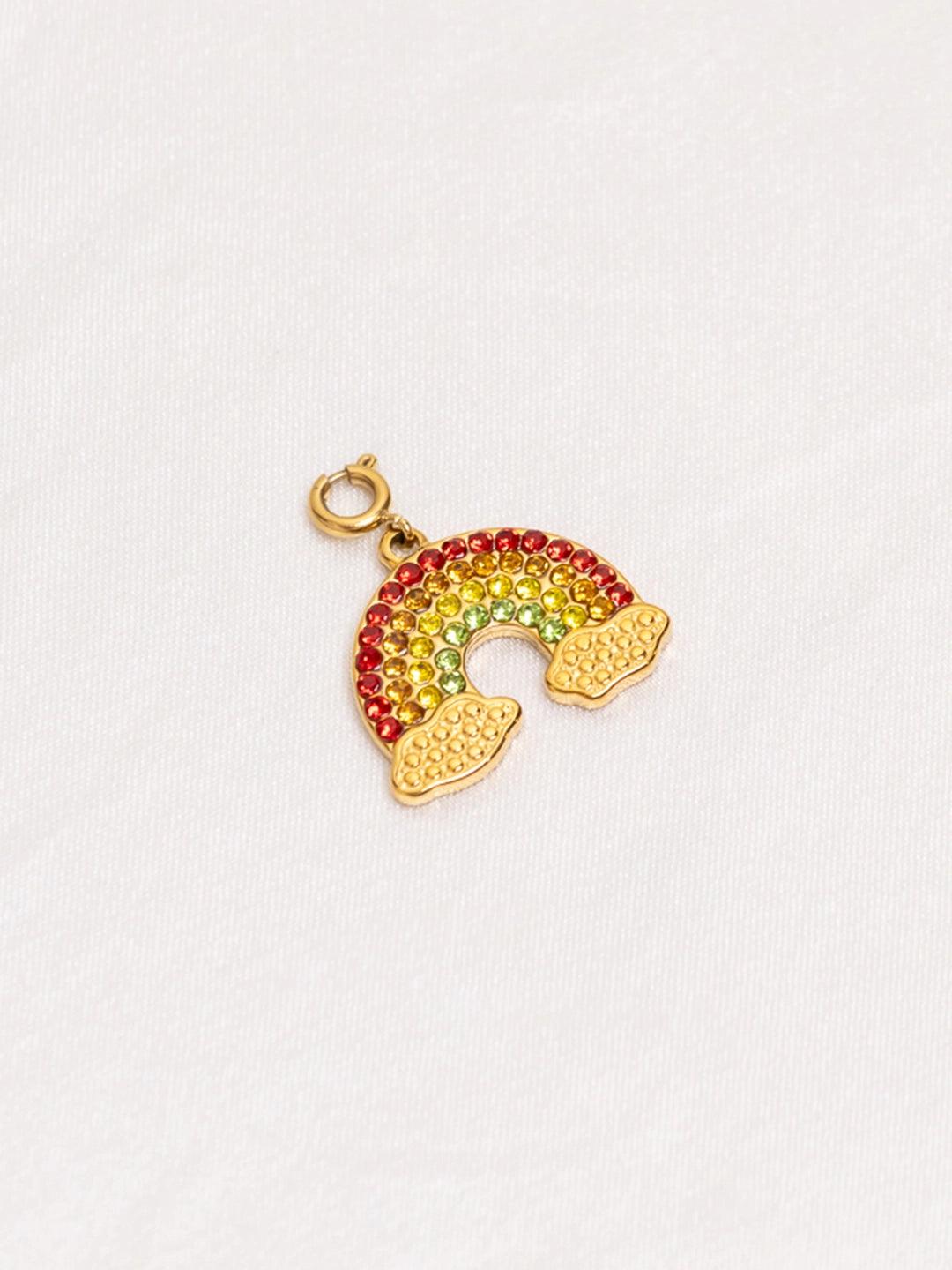 Studded Rainbow Charm