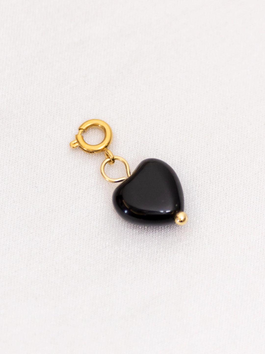 Black Heart Charm