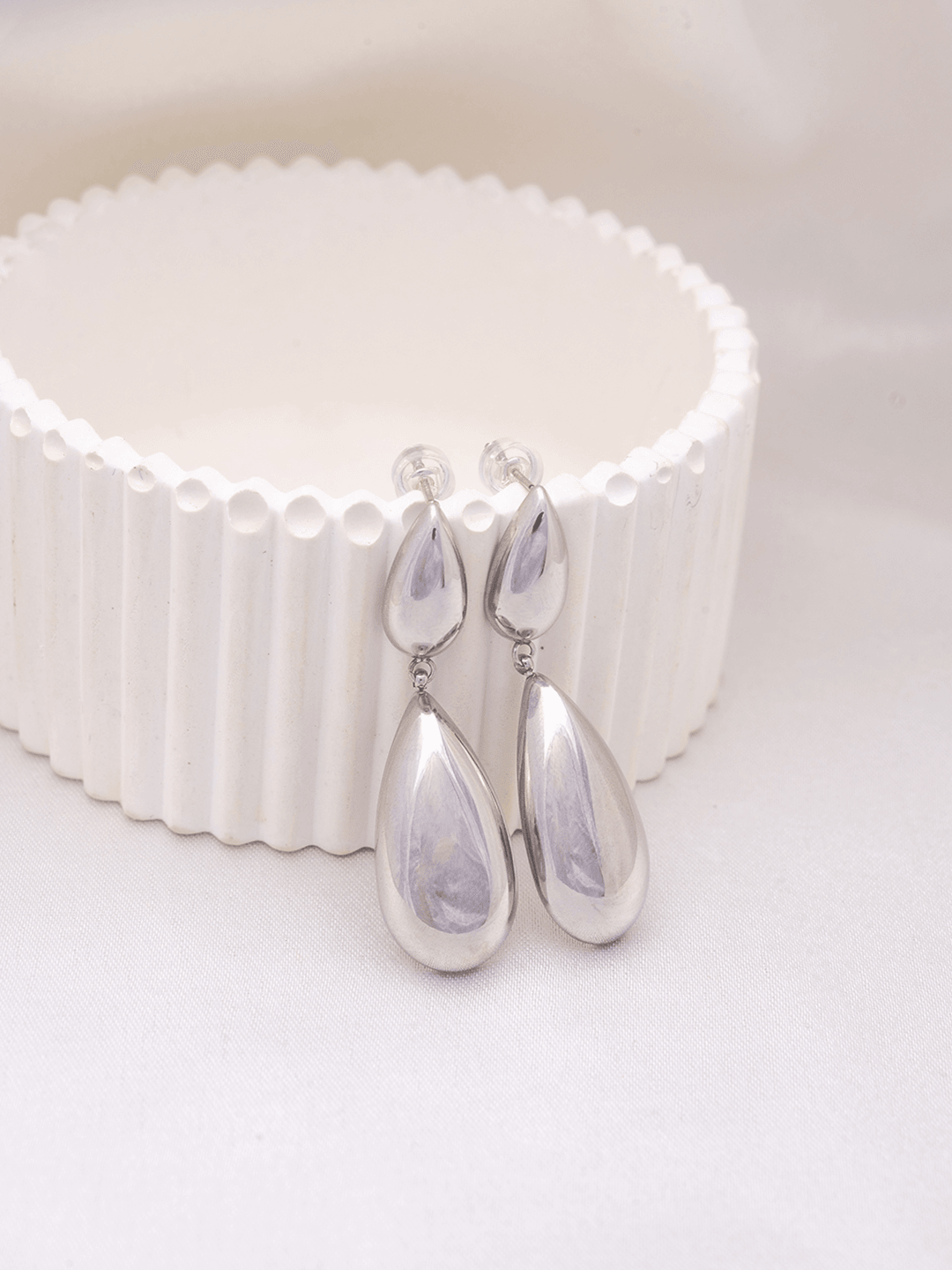 Waterdrop Earrings Silver