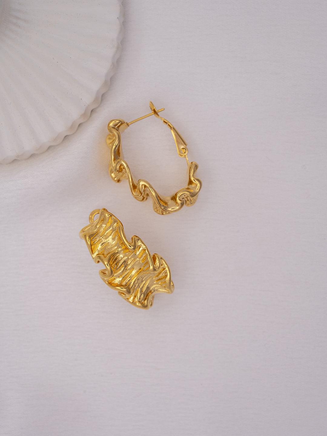 Geometric Textured Hoops