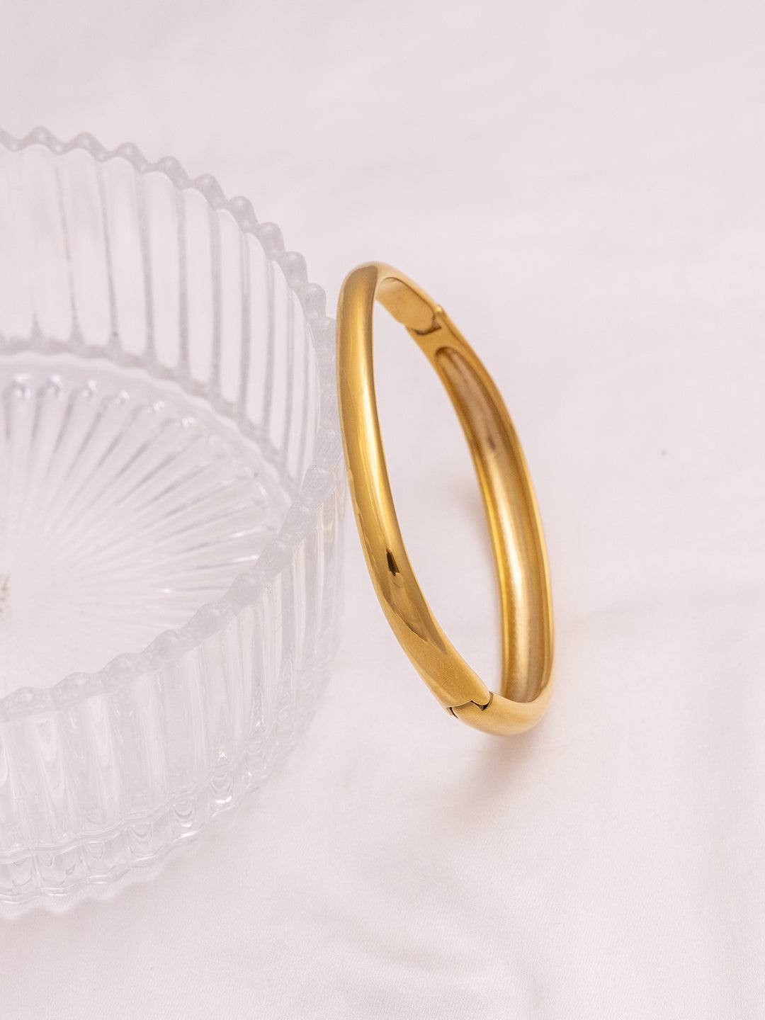 Rectangle Gold Bangle