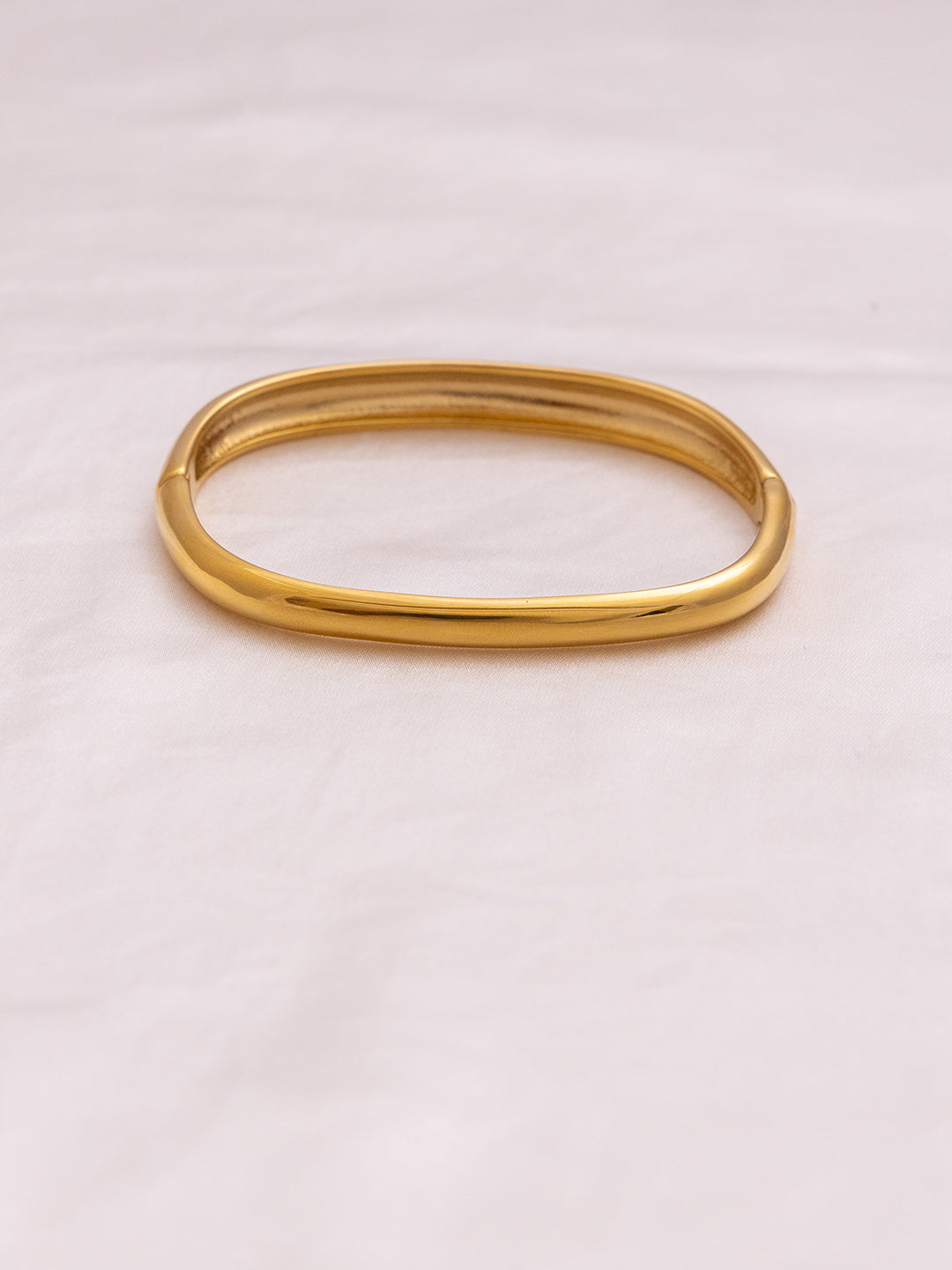 Rectangle Gold Bangle