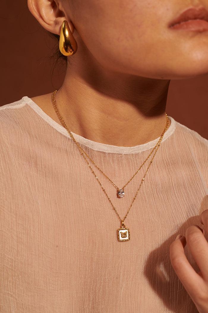 Butterfly Pendant Necklace - Perfectly Average