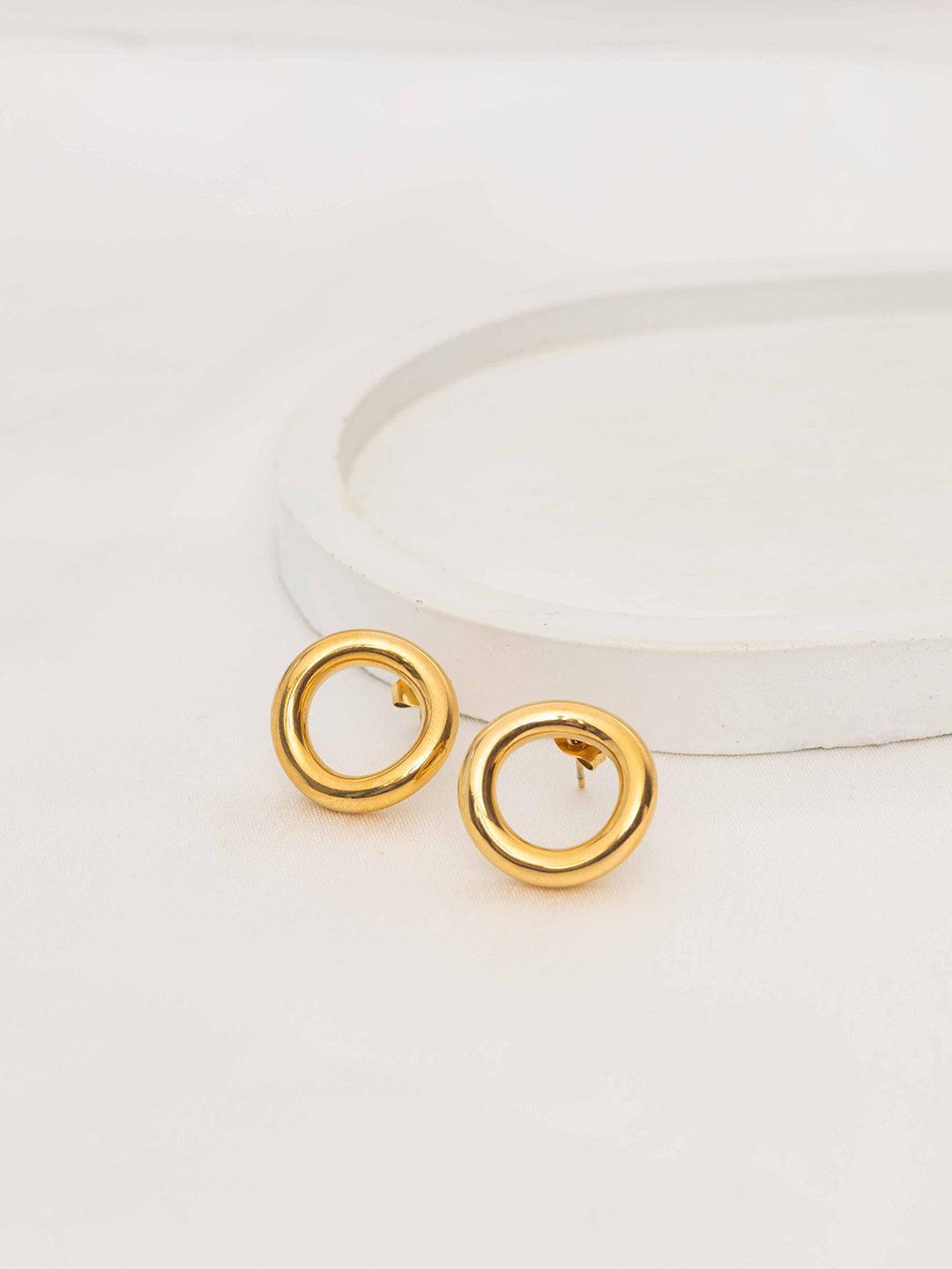 Circle Stud Earrings - Perfectly Average