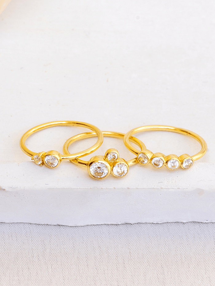 CZ stackable Ring - Perfectly Average