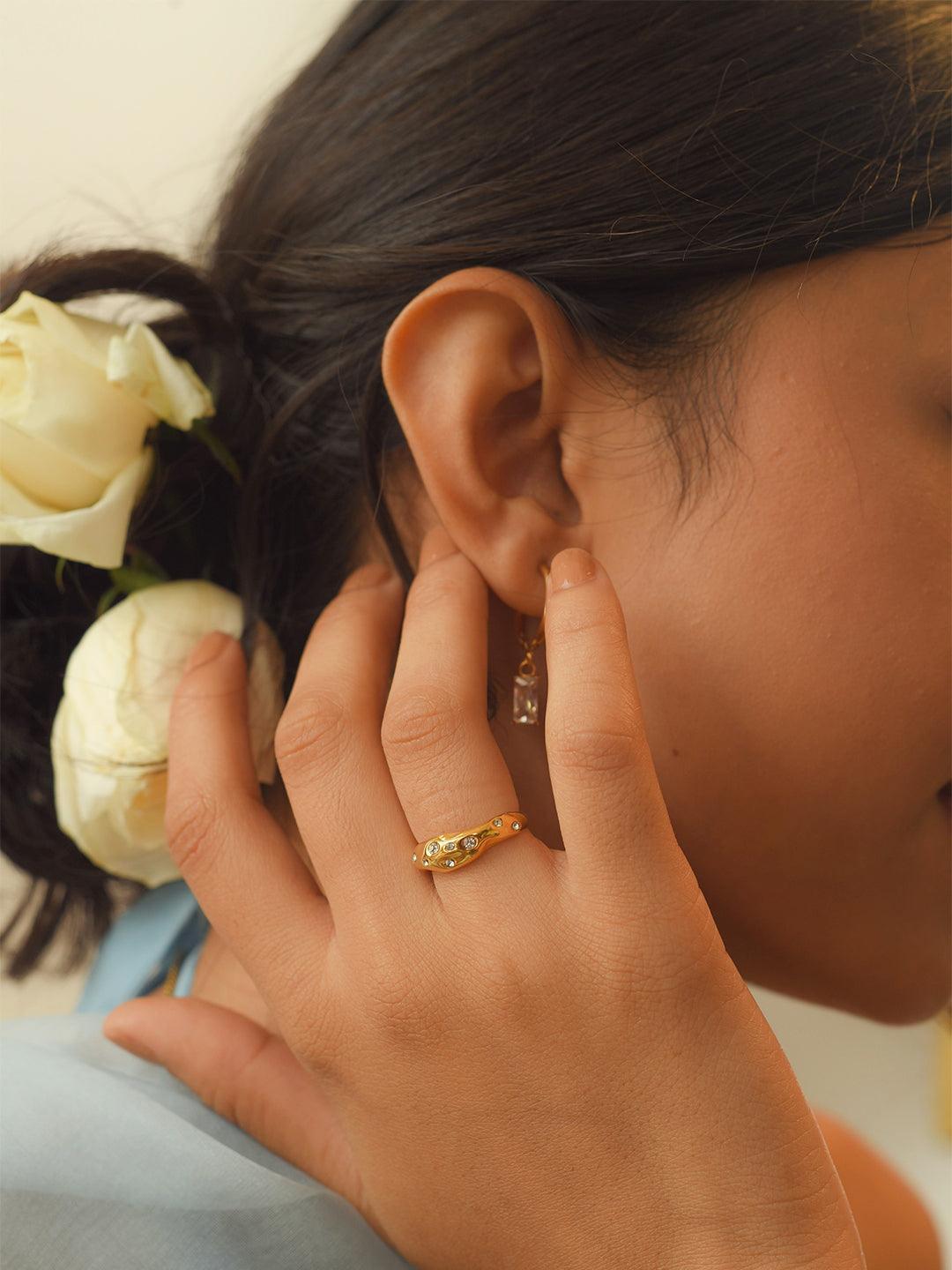 CZ Studded Ring - Perfectly Average