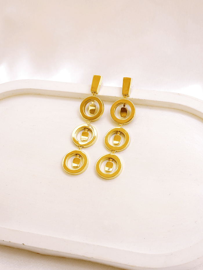 Open Circle Hanging Earrings - Perfectly Average