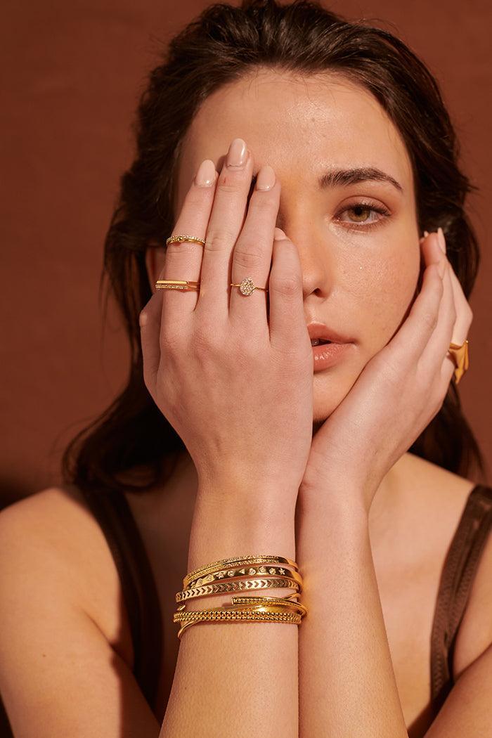 Overlapped Cuff Bracelet - Perfectly Average