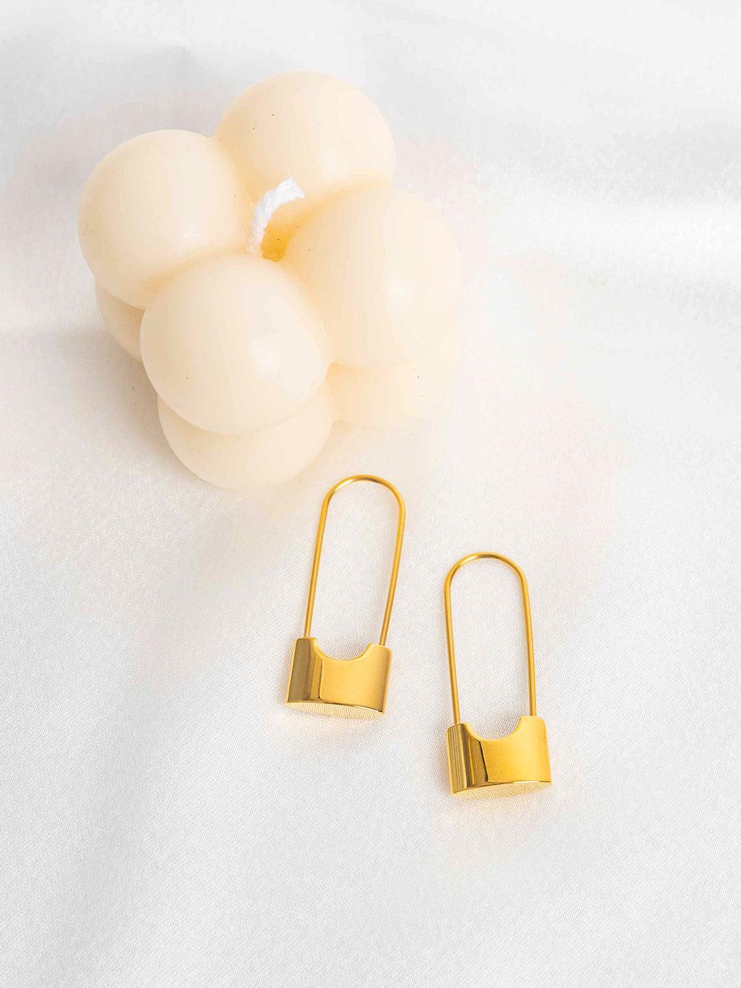 Padlock Hoop Earrings - Perfectly Average