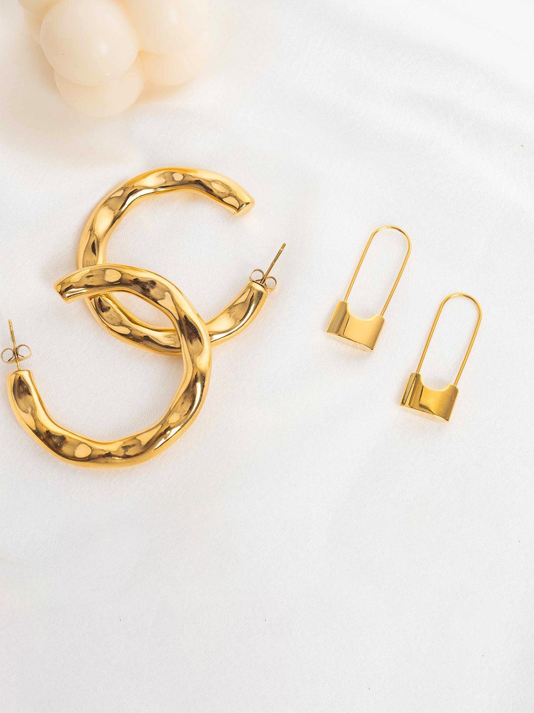 Padlock Hoop Earrings - Perfectly Average