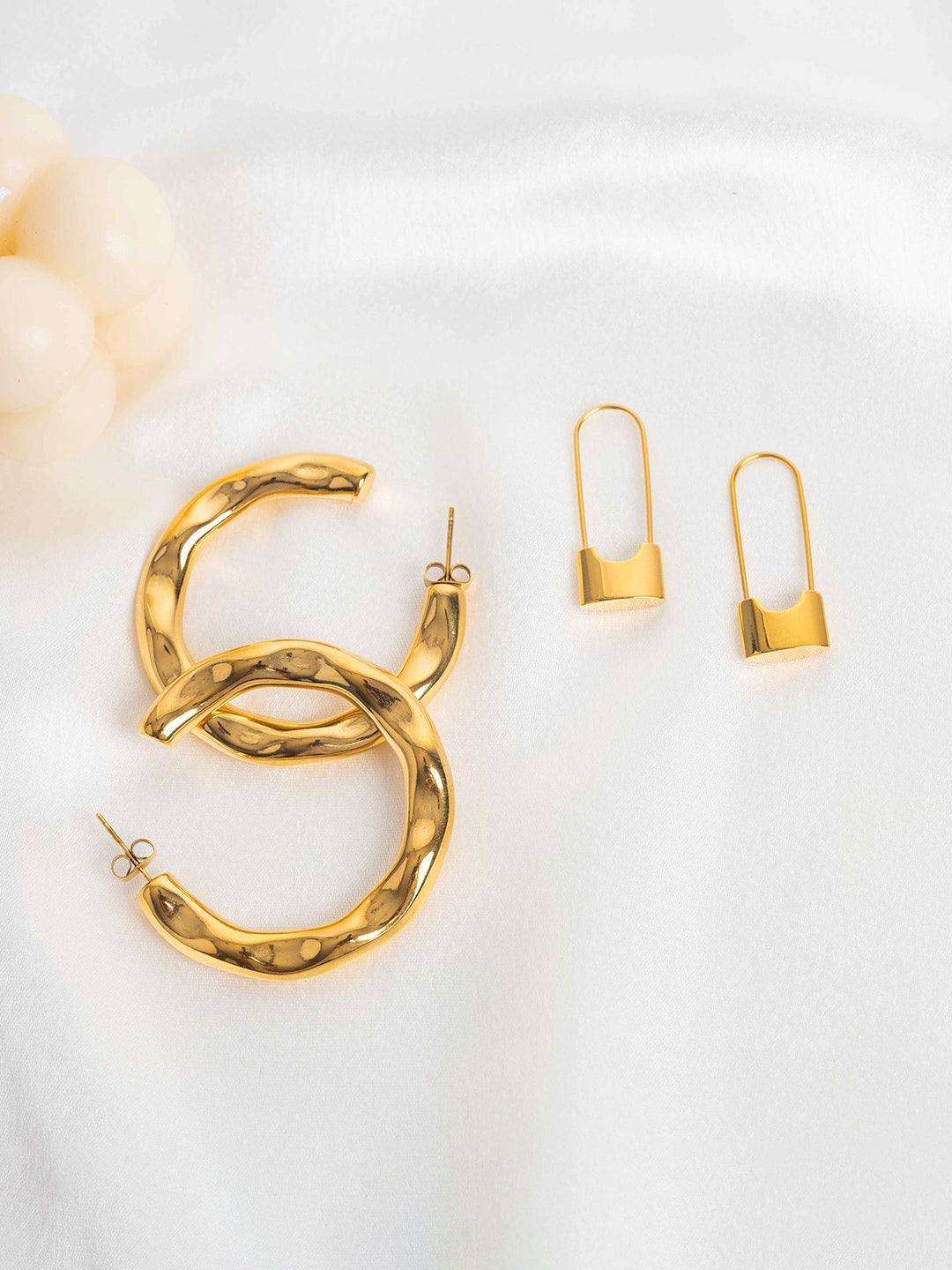 Padlock Hoop Earrings - Perfectly Average