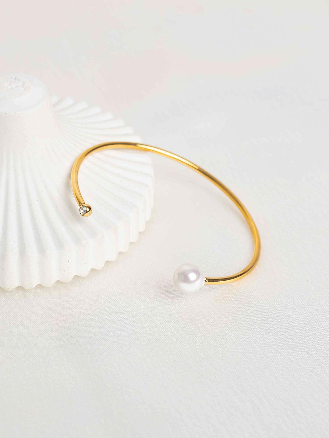 Pearl Cuff Bracelet - Perfectly Average