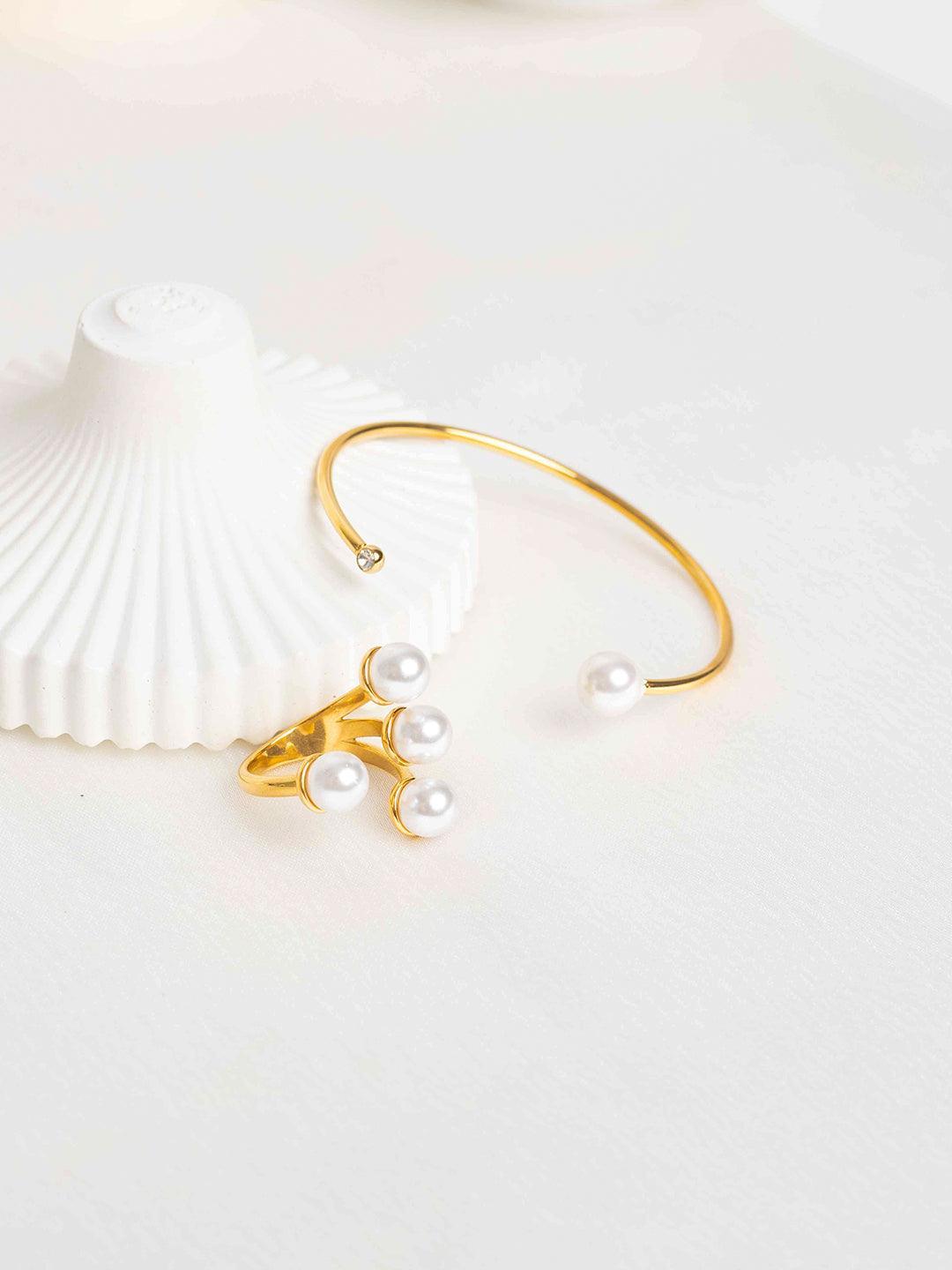Pearl Cuff Bracelet - Perfectly Average