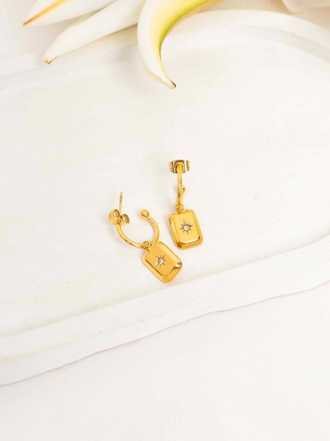 Star Pendant Hoops - Perfectly Average