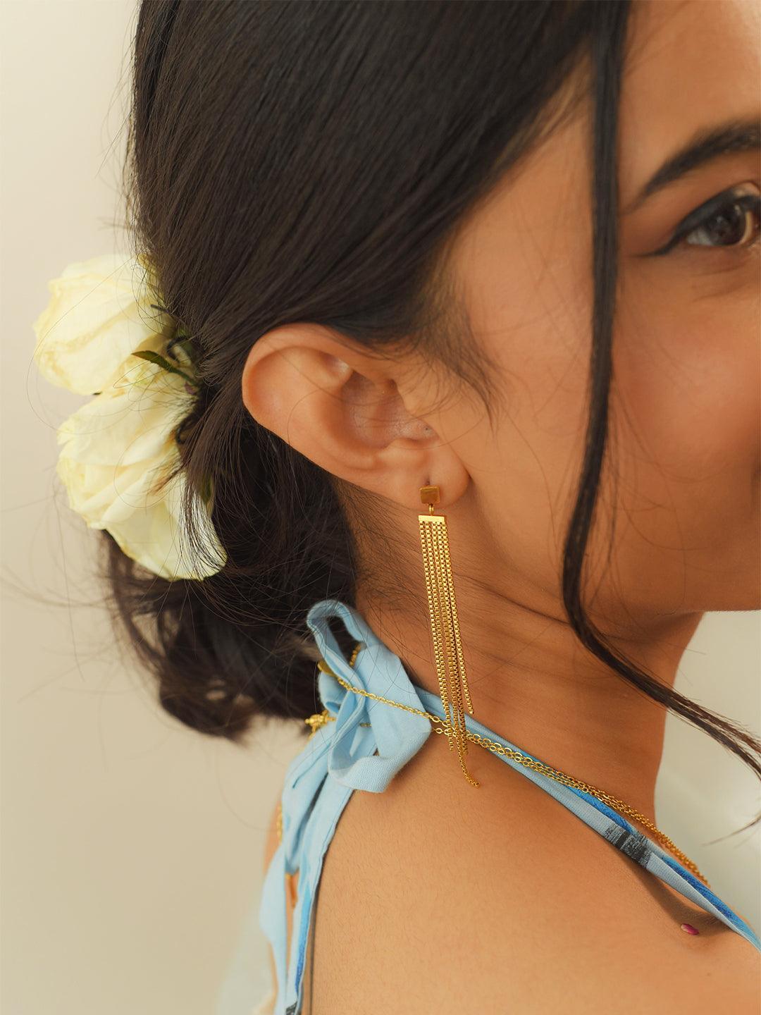 Tassel Stud Earrings - Perfectly Average