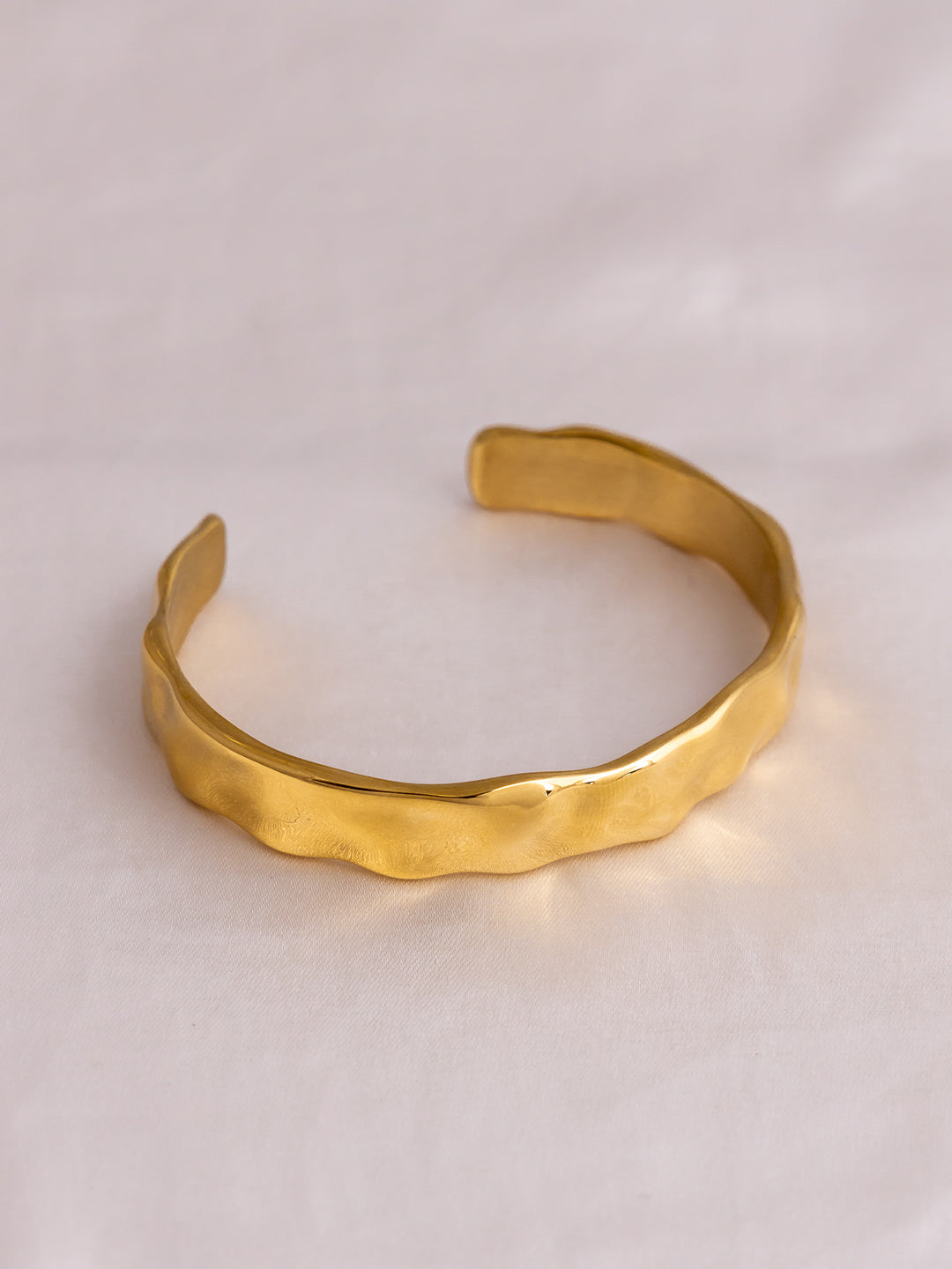 Textured Adjustable Cuff Bracelet