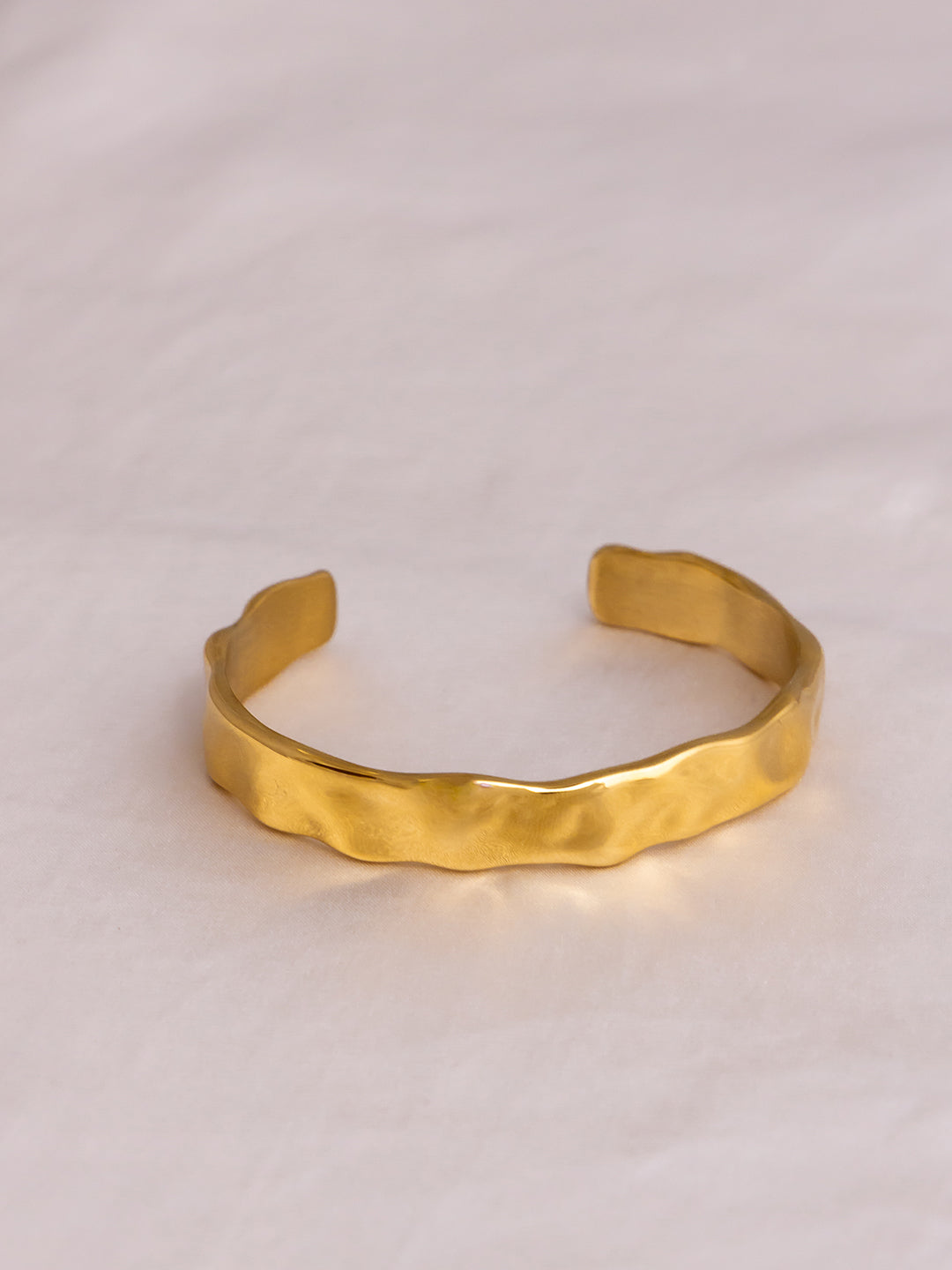 Textured Adjustable Cuff Bracelet