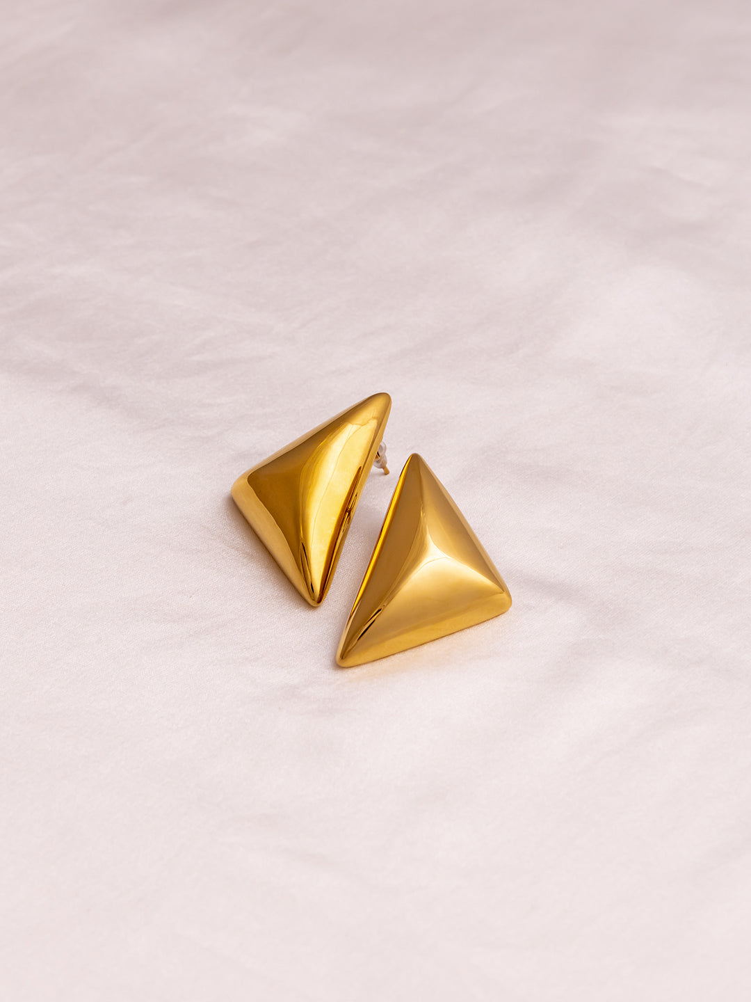 Triangle Gold Studs