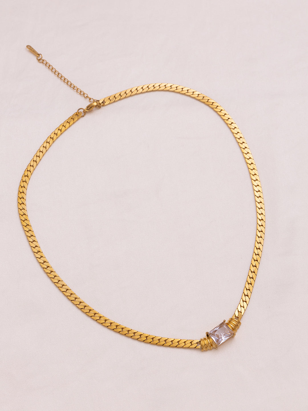 Chunky Cz Choker Chain