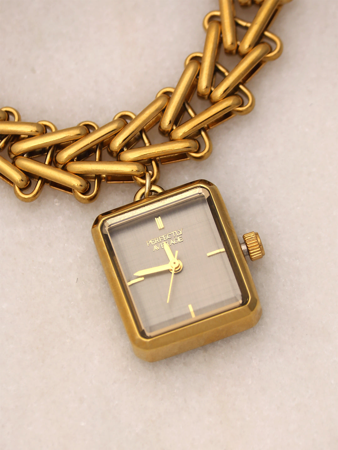 Locket Charm Gold Watch