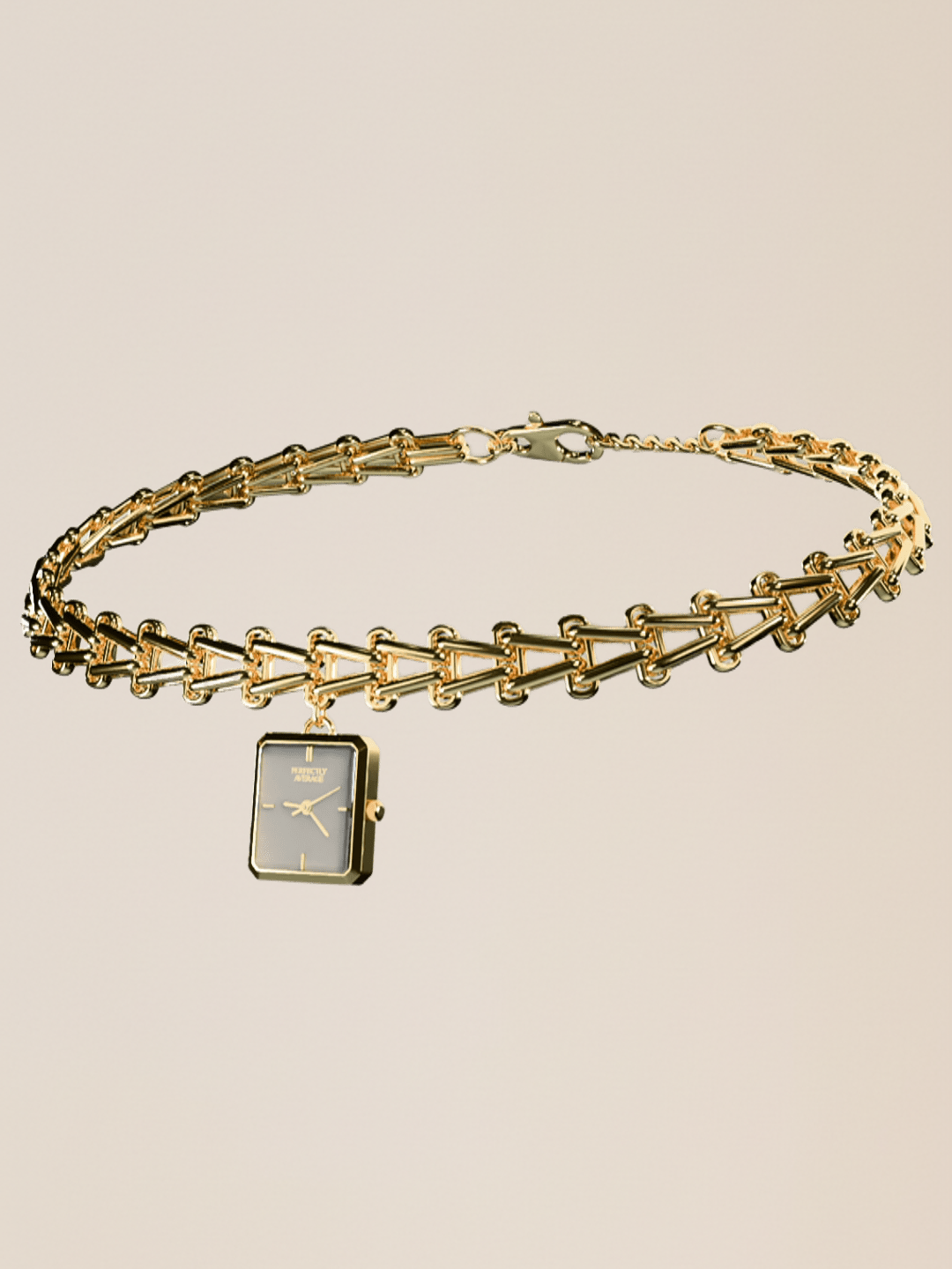 Locket Charm Gold Watch