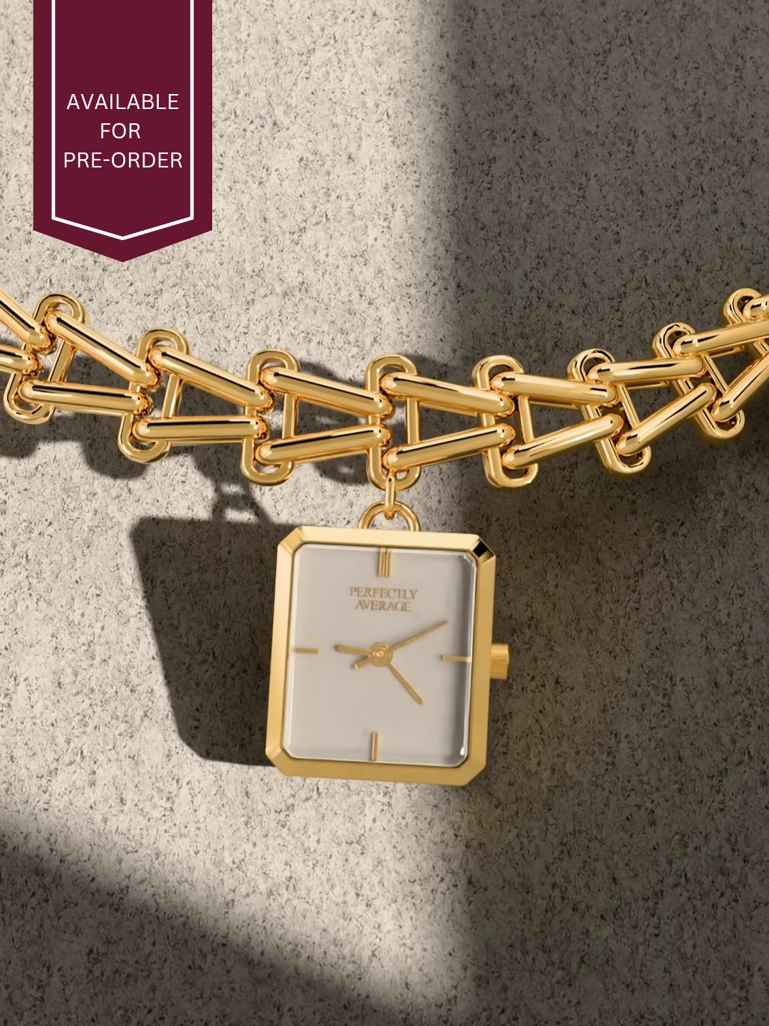 Locket Charm Gold Watch