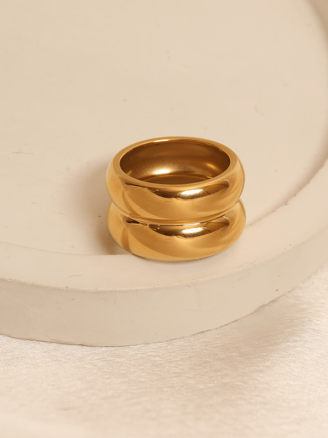 Bold Stack Dual Bold Stack Ring