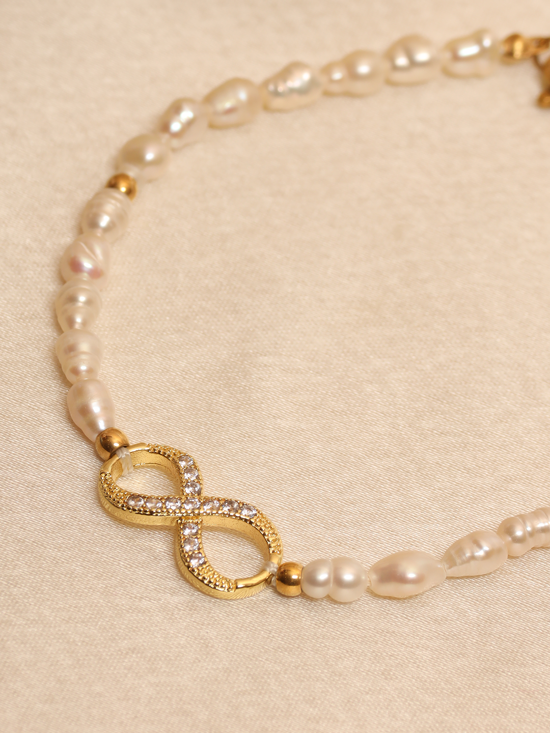 Infinity Pearl Bracelet