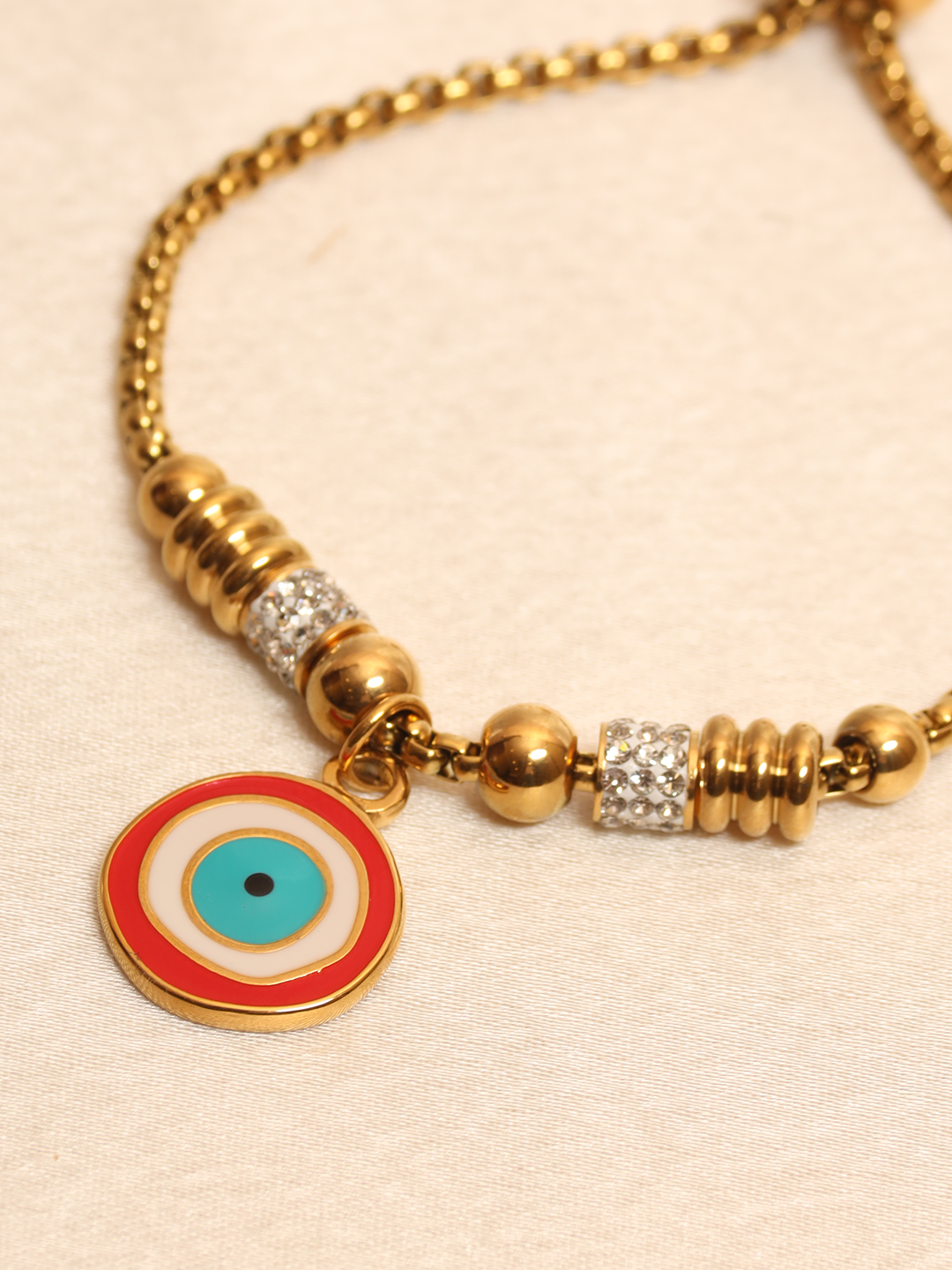 Red Evil Eye Charm Slider