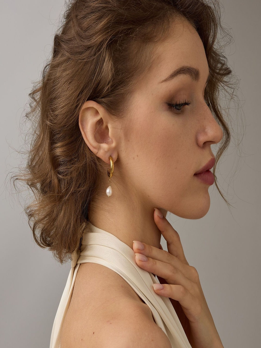 Pearl Hoops