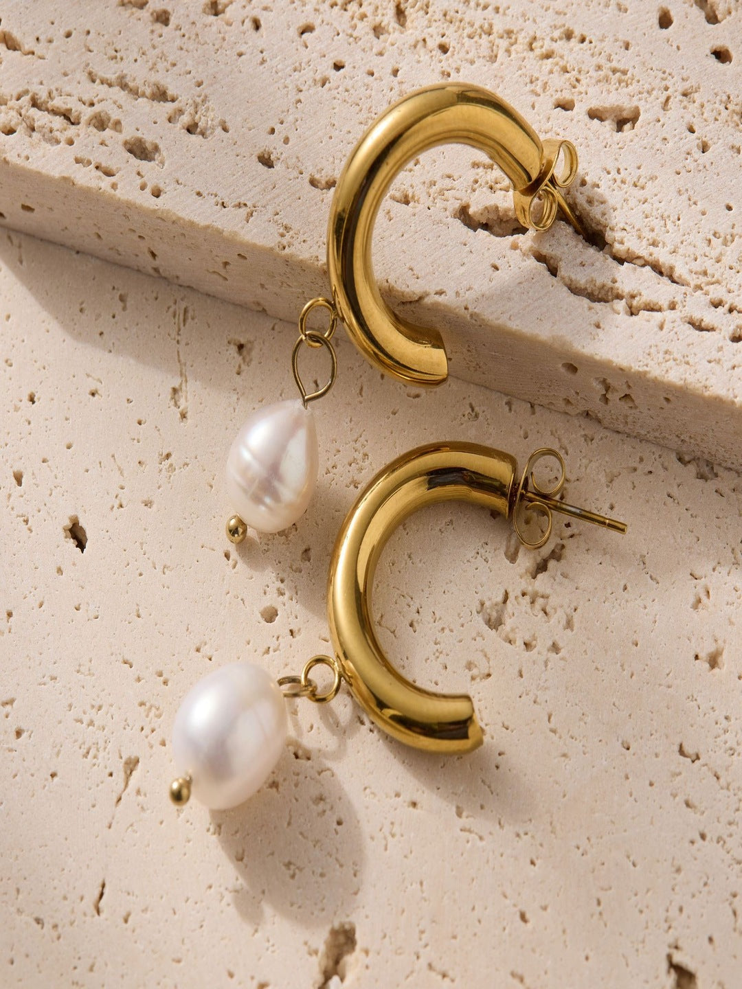 Pearl Hoops
