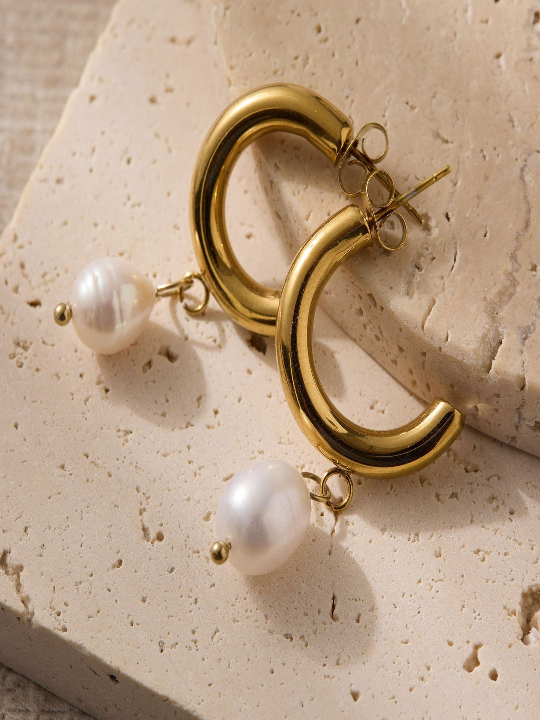 Pearl Hoops