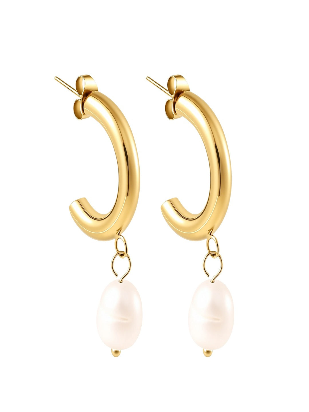 Pearl Hoops