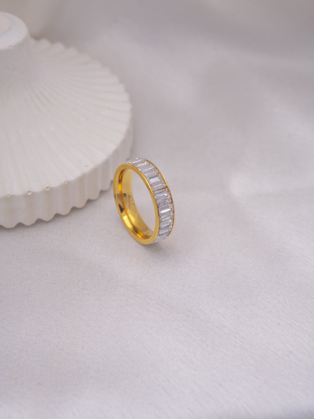 CZ Baguette Ring