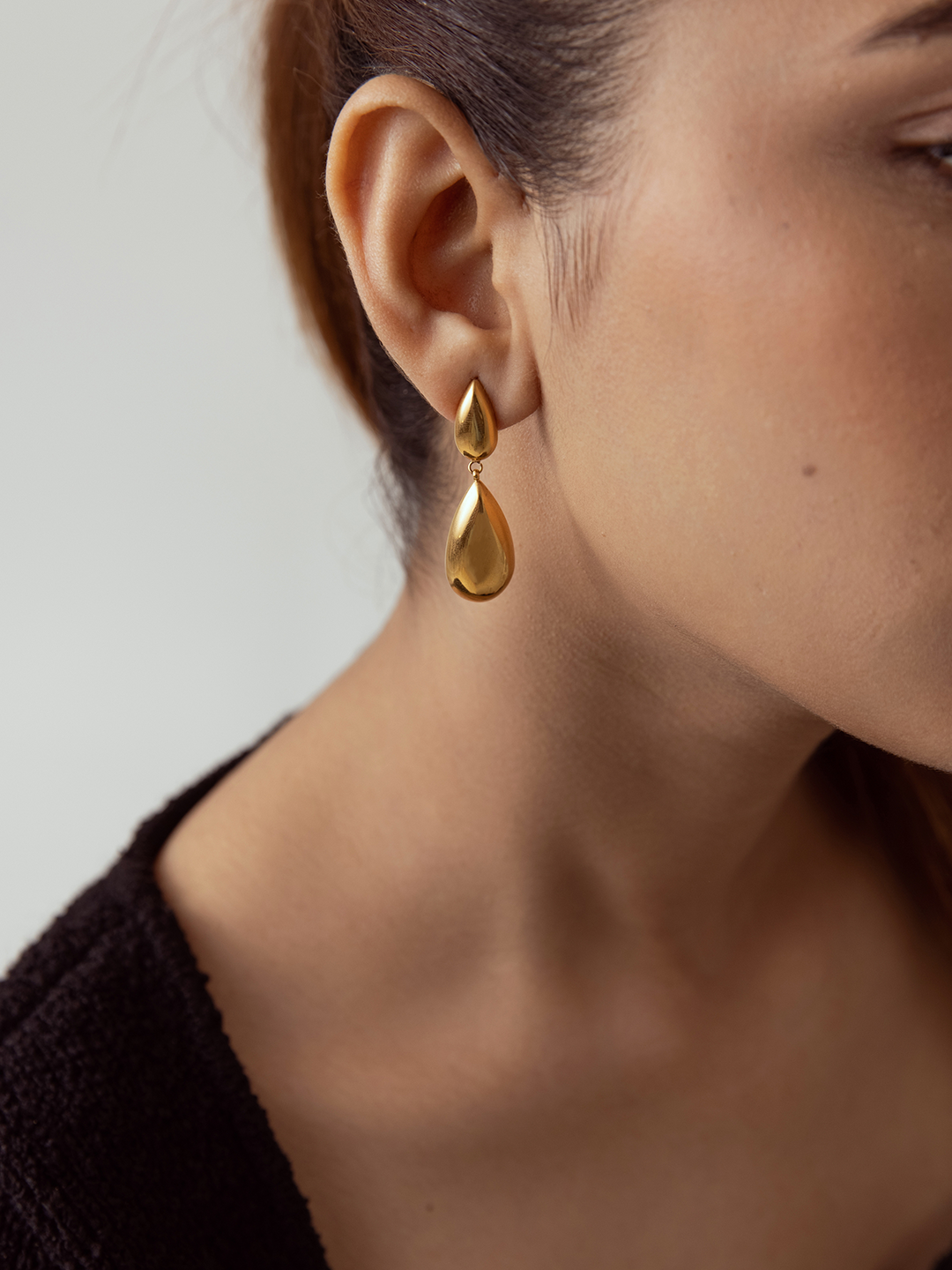 Waterdrop Earrings Gold