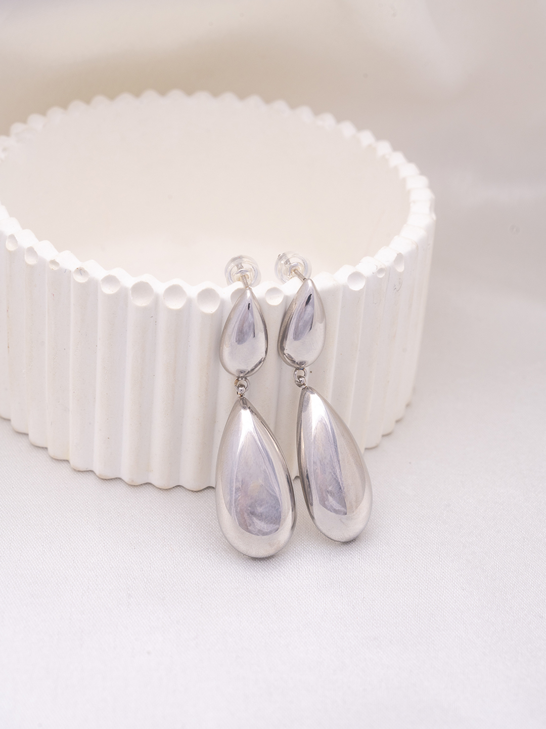 Waterdrop Earrings Silver