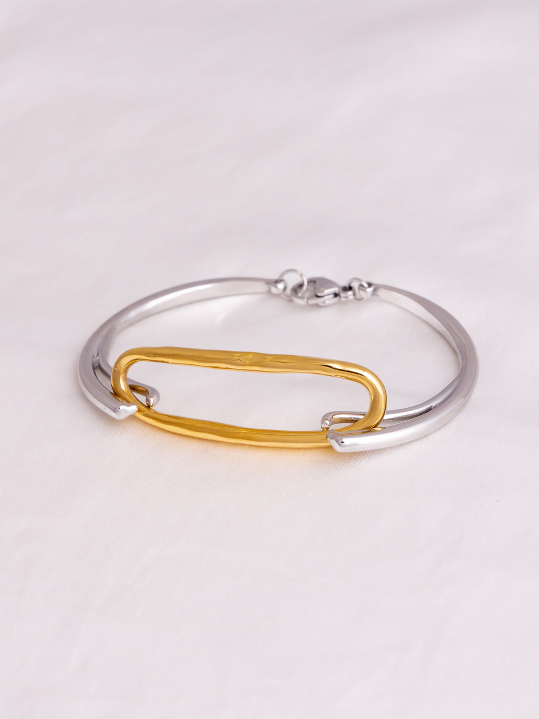 Large Mix Metal Bracelet