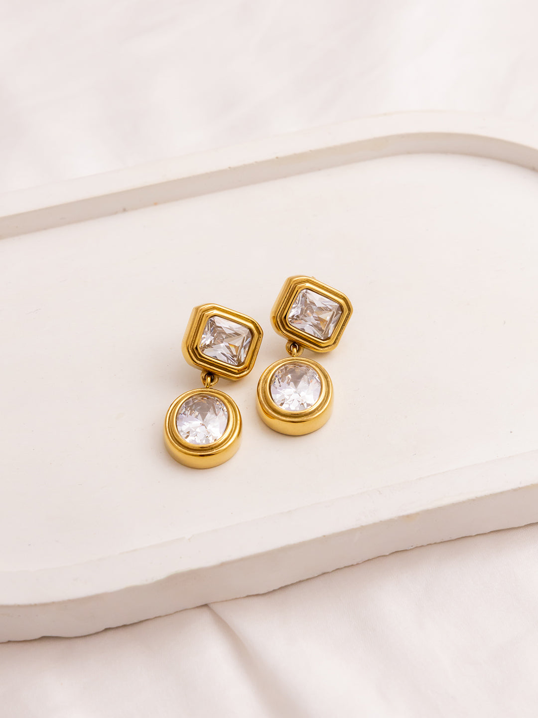 Cz Drop Studs