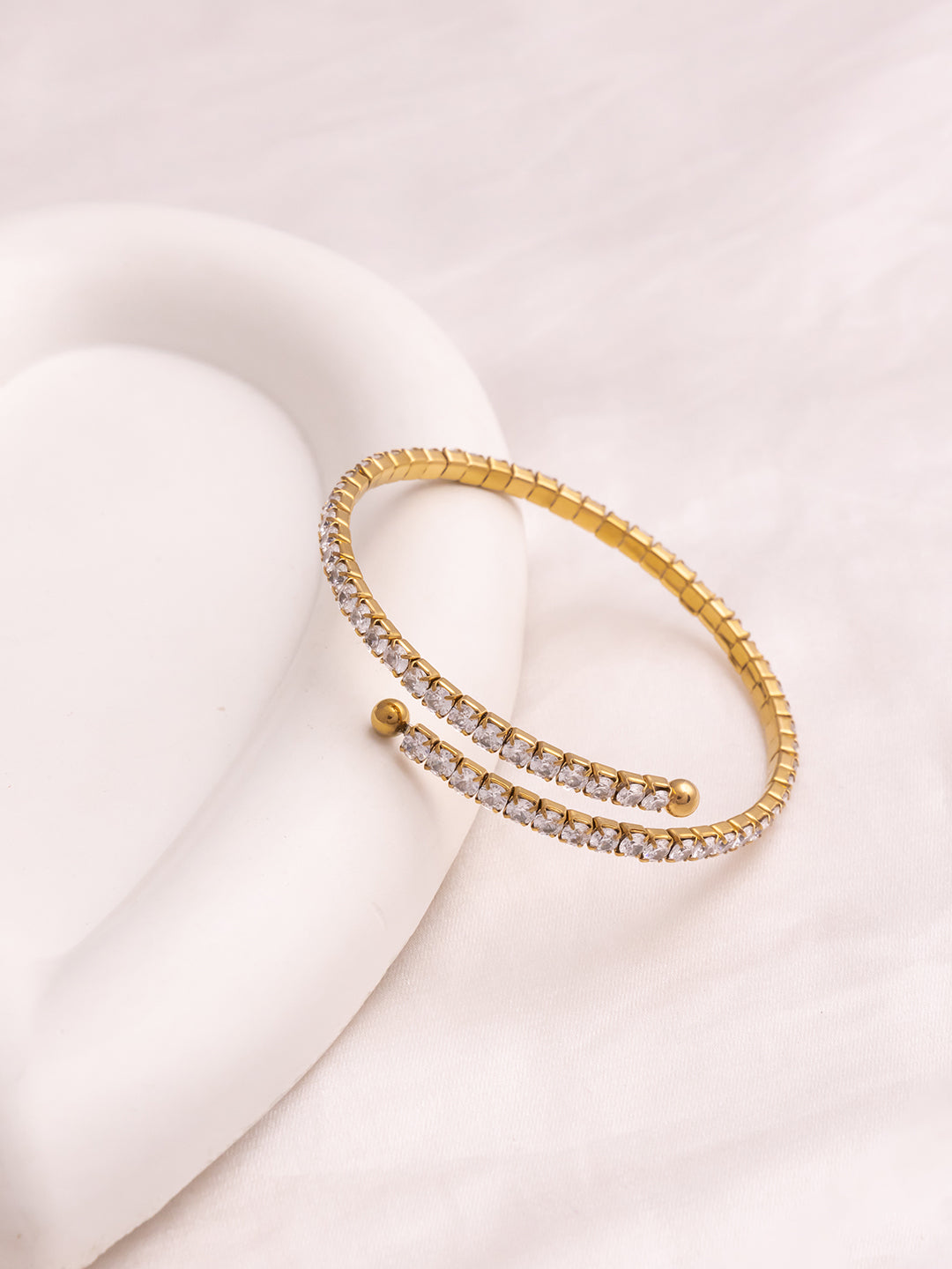 Adjustable Cz Bracelet
