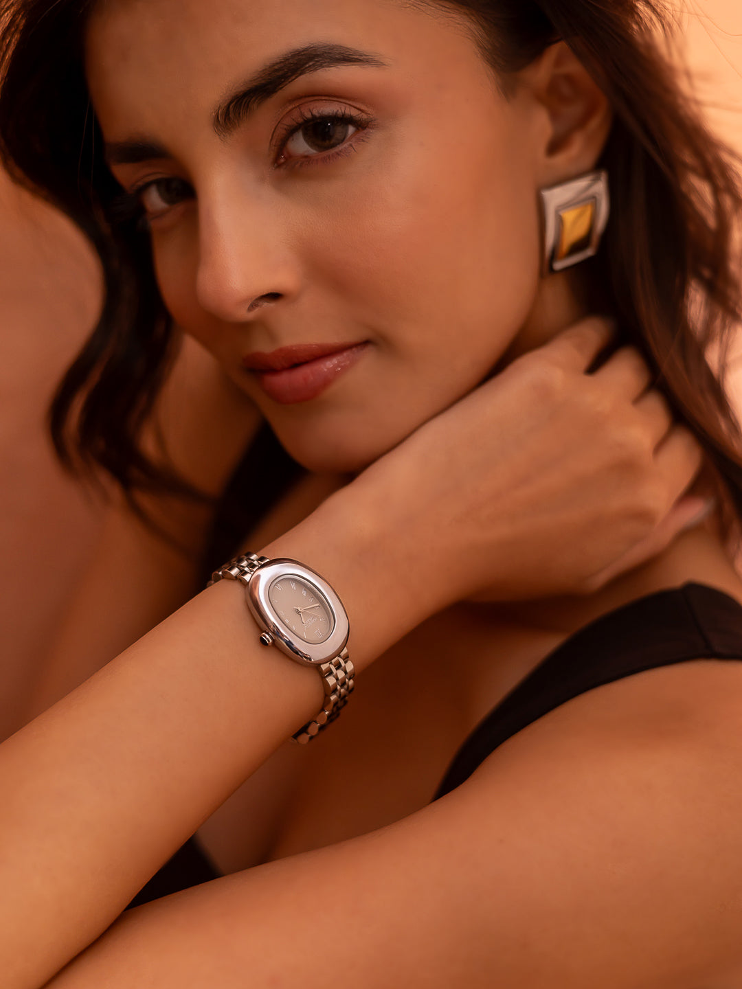 Soulmate Oval Duo – Gold & Silver Watch Set