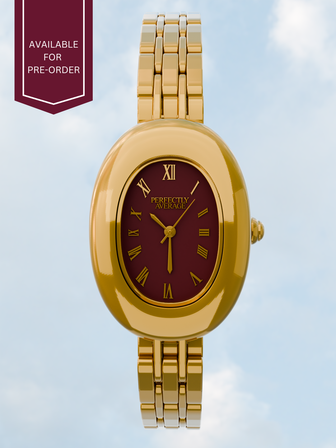 Soulmate Oval Gold-Toned Watch