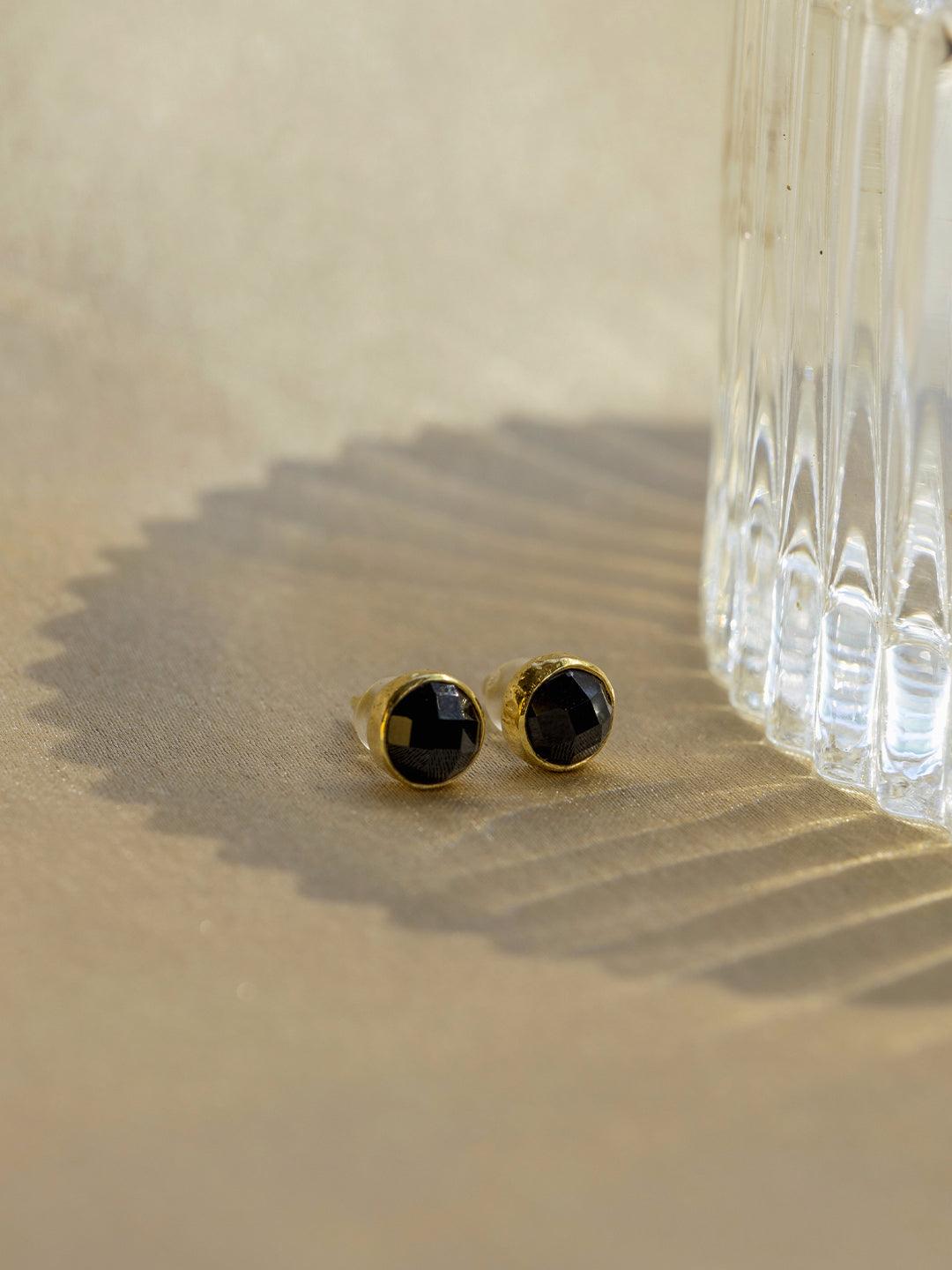 Black Onyx Studs - Perfectly Average