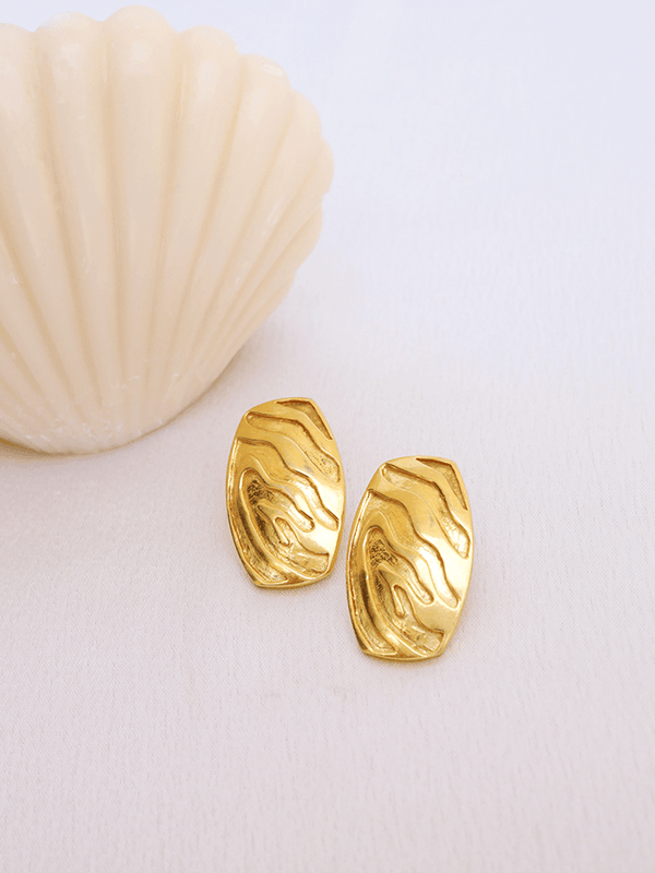 Carved Stripe Studs - Perfectly Average